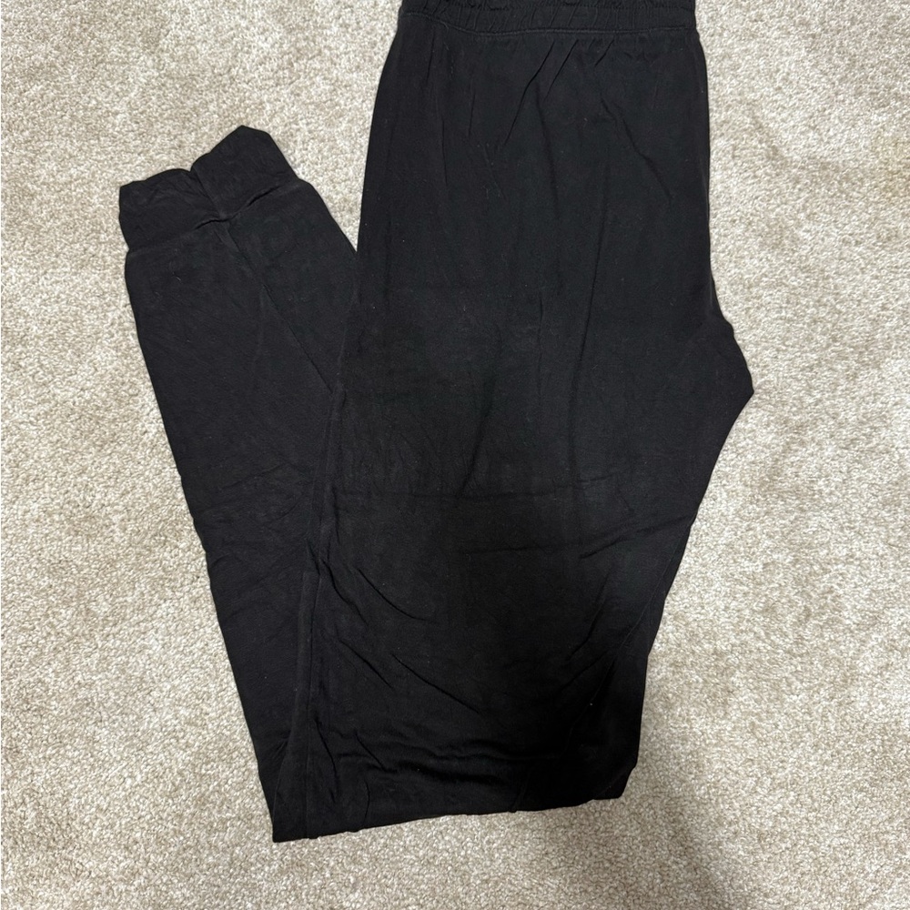 Little Sleepies Black Joggers